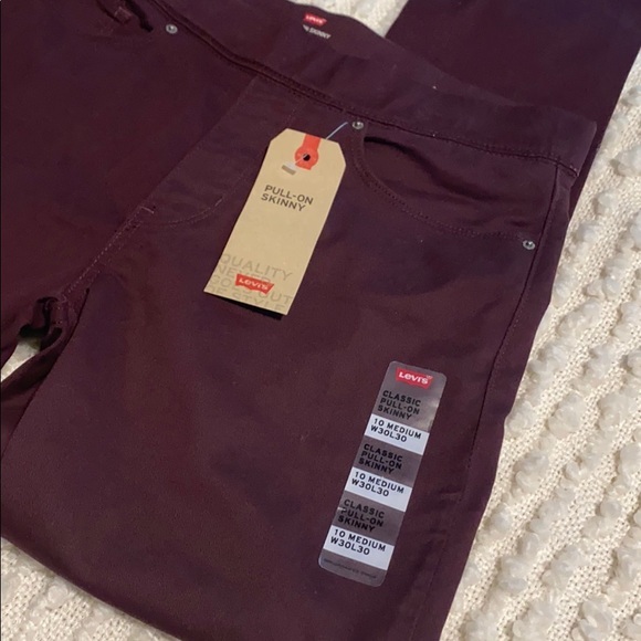 Levi’s Pull-on Skinny Mid Rise 10 Medium - Picture 2 of 7